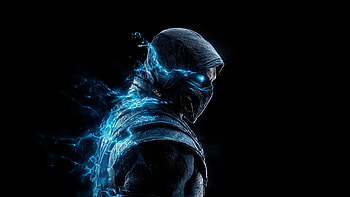 Icy Warrior Sub Zero Mortal Kombat Legend, sub-zero, mortal-kombat, games, artist, artwork, digital-art, ai, dark, video-games HD wallpaper