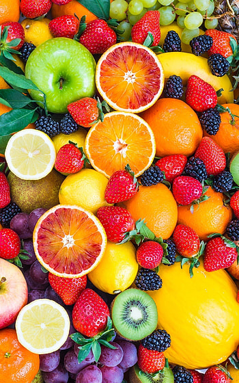 Fruit Aesthetic, Colorful Fruits HD phone wallpaper