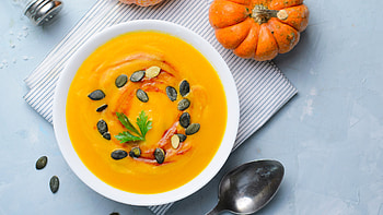 Soup, Pumpkin Seeds HD wallpaper