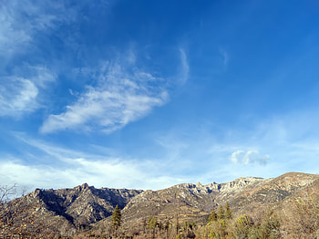 Nature, Sky, Mountains, Clouds, Rocks, Vertex, Tops HD wallpaper