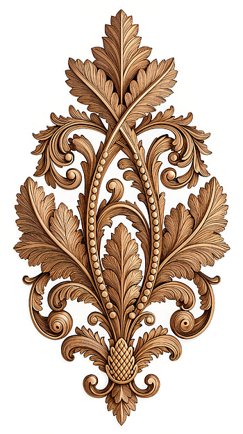 Elegant Baroque Design for Your , wood carving HD phone wallpaper