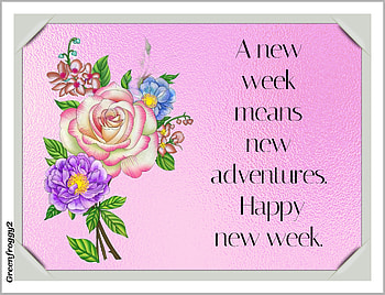 HAPPY NEW WEEK, COMMENT, WEEK, CARD, HAPPY HD wallpaper