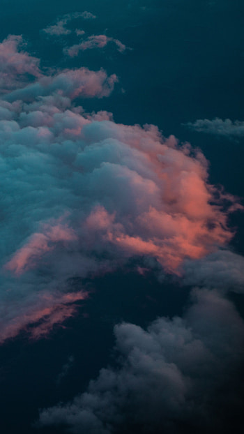 Nature, Sky, Clouds, View From Above, Height, Atmosphere HD phone wallpaper