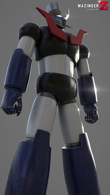 Go Nagais Mazinger Z project, Completed venture, Blender artists community, Collaboration success HD phone wallpaper