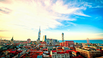 Batumi , Coastal charm, Modern architecture, Vibrant nightlife HD wallpaper