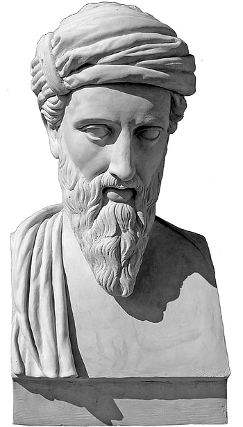 Pythagoras, Plaster cast bust, Art production, Stock availability HD phone wallpaper