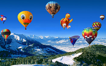 Hot Air Balloon, air-balloon, nature HD wallpaper