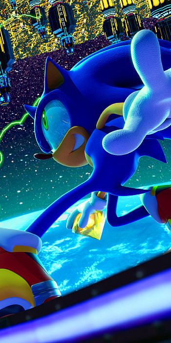 Sonic, aqua, art HD phone wallpaper