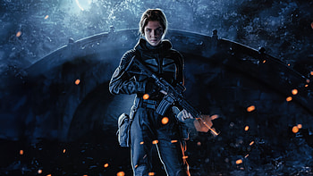 Soldier Grace Empowered Female Warrior, soldier, artist, artwork, digital-art HD wallpaper