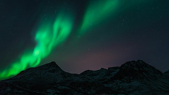 Aurora borealis, Majestic Northern Lights, Night sky wonder, Breathtaking HD wallpaper