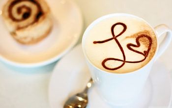 Coffee, latter, cup, drinks, cups, L, caramel, caramel latter, drink HD wallpaper