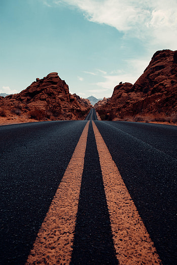 Nature, Rocks, Road, Markup, Dahl, Distance HD phone wallpaper