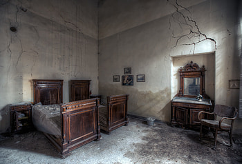 Miscellanea, Miscellaneous, Old, Room, r, Bed, Beds HD wallpaper