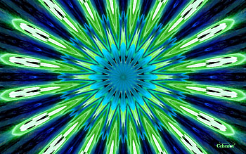 Abstract, blue, art, cehenot, painting, pictura, flower, green, texture HD wallpaper