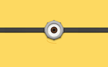Minion eye HD wallpaper