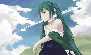 Outdoor, long hair, cute, Hatsune Miku HD wallpaper