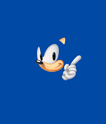 Sonic, video game, minimal, art HD phone wallpaper