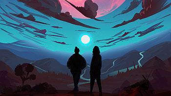 Looking At The Mars , artist, artwork, digital-art, artstation HD wallpaper