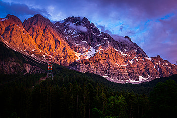 Nature, Trees, Mountains, Rocks, Vertex, Tops, Snow Covered, Snowbound HD wallpaper