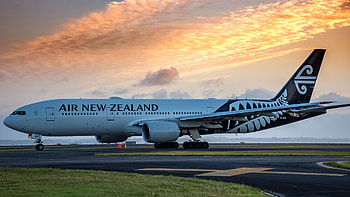 Air New Zealand direct flights, Auckland to New York HD wallpaper