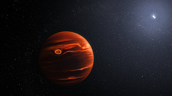 Exoplanet VHS 1256 b and Its Stars (Illustration), Sci Fi, planet HD wallpaper