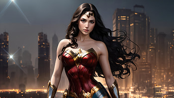 Wonder Woman Immortal Amazon Warrior, wonder-woman, superheroes, artwork, digital-art, artist, deviantart HD wallpaper