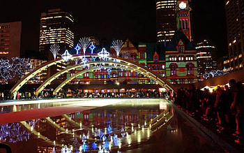 Cities, Night, Building, Bright, Bridge HD wallpaper