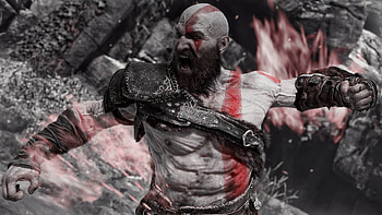 Angry Kratos , kratos, god-of-war-4, god-of-war, games, ps-games HD wallpaper