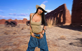 Cowgirl Nikoleta, style, rodeo, fun, brunettes, cowgirls, fashion, horses, ranch, girls, women, models, western, hats, female HD wallpaper