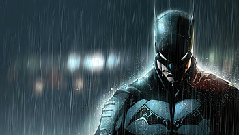 Batman In Rain , batman, superheroes, artwork HD wallpaper
