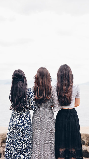 Friends, girls friendship HD phone wallpaper