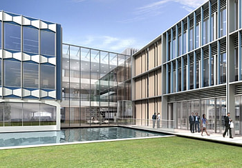 Modern Campus, university, architecture, college, modern, school, campus HD wallpaper