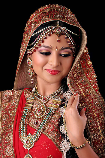 Traditional Indian Bridal Makeup HD phone wallpaper