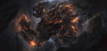 Nightbringer Volibear, Volibear (League Of Legends), video game, League Of Legends HD wallpaper