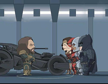 Justice League Aquaman Batman Wonder Woman Flash Artwork, justice-legaue, aquaman, batman, flash, wonder-woman, artwork HD wallpaper