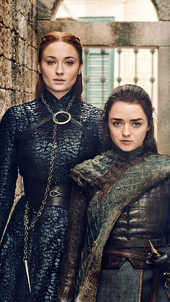 Arya Stark, Sansa Stark HD phone wallpaper