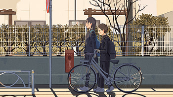 The Dangers in My Heart: Ichikawa & Anna Anime, Ichikawa Kyoutarou (The Dangers in My Heart), Anna Yamada (The Dangers in My Heart), Anime, The Dangers in My Heart HD wallpaper