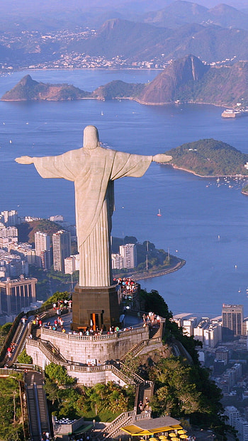 Christ the Redeemer, Exquisite architecture, Rio de Janeiro, Iconic structure HD phone wallpaper