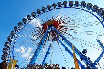 Miscellanea, Miscellaneous, Ferris Wheel, Attraction, Entertainment, Oktoberfest HD wallpaper
