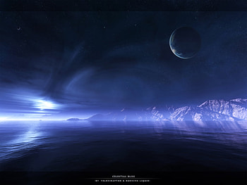 Celestial Bliss, planets, universe, absrtact, 3d, fantasy, cg, sci fi, cosmic, moons HD wallpaper