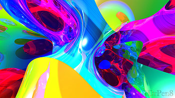 3d Trippy Psychedelic Fractal Art, 3D, trippy, psychedelic, trance, Abstract, fractal HD wallpaper