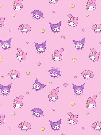 My melody and kuromi, magenta, product HD phone wallpaper