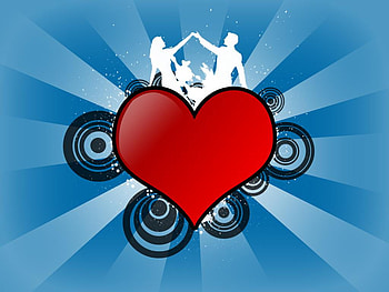 Love, couple, heart HD wallpaper