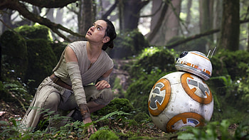 Star Wars, Star Wars: Episode VII The Force Awakens, BB 8, Daisy Ridley, Rey, Women, Actress, Science Fiction, Movies, Robot / and ... HD wallpaper