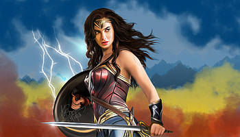 Wonder Woman Fan Art 10k, wonder-woman, superheroes, artist, artwork, digital-art, deviantart HD wallpaper