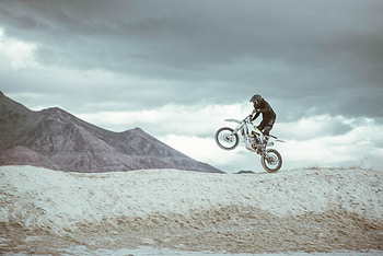 Motorcycles, Helmet, Motorcycle, Bounce, Jump HD wallpaper
