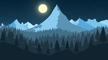 artistic, mountain HD wallpaper