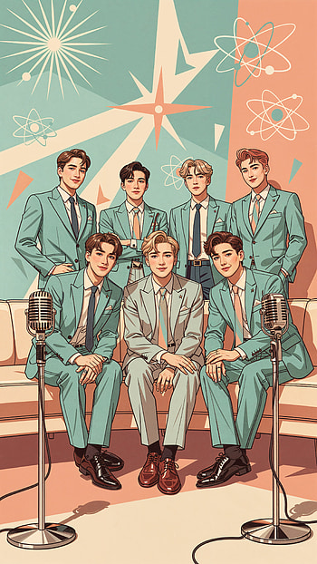 Starlight Mint Seven — Retro Pop , BTS, micro HD phone wallpaper