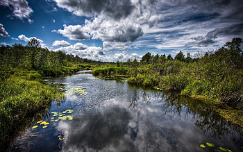 Landscape, Rivers HD wallpaper