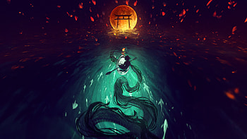 Boat Dragon Chinese, dragon, artist, artwork, digital-art HD wallpaper